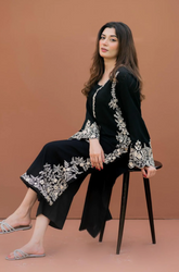 Shanzay Anooshay - Winter 2 Pcs Dhanak Embroidered Suit - SS0025